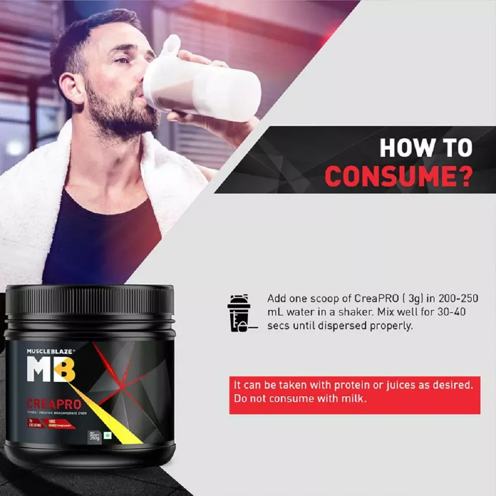 Muscleblaze Creapro Unflavored (250g)