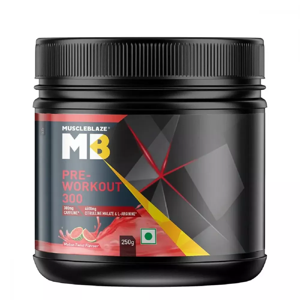 Muscleblaze PRE Workout 300 Watermelon (250g)