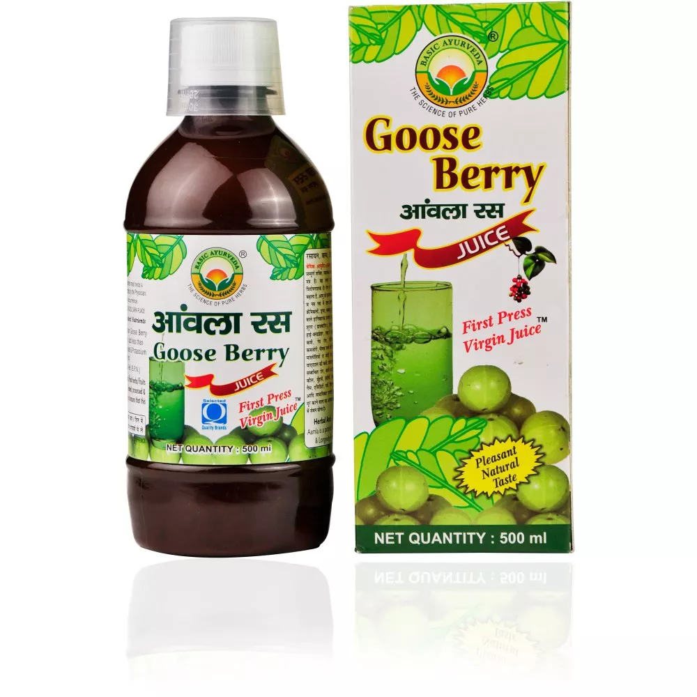 Buy Basic Ayurveda Amla Juice (Goose Berry) Online - 10% Off! |  