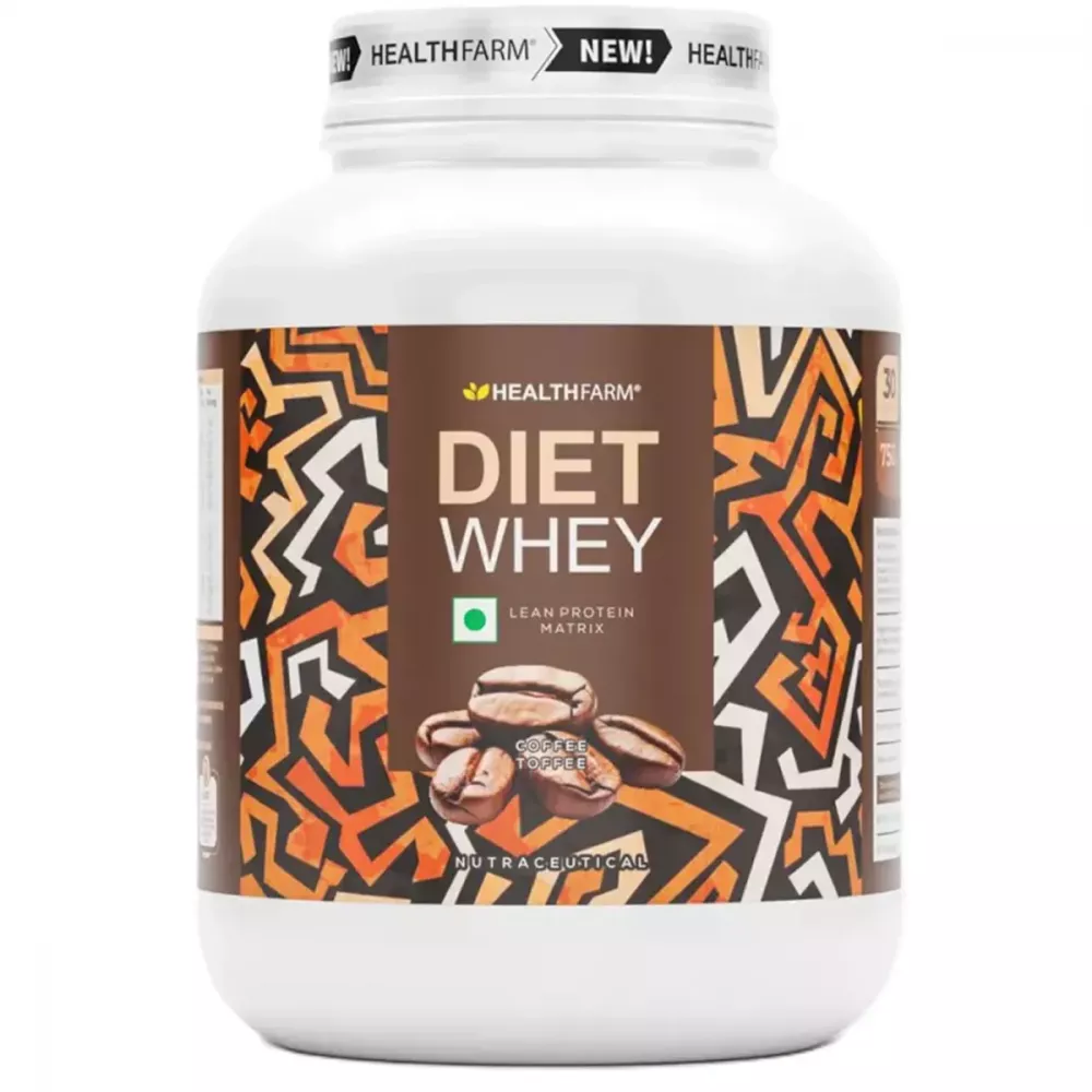 Healthfarm Diet Whey Protein Coffee Toffee Coffee Toffee (2kg)