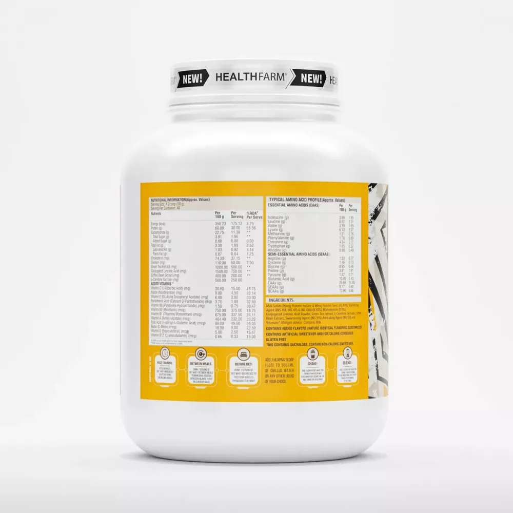 Healthfarm Diet Whey Protein Mango Delight (2kg)