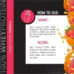 Healthfarm 100% Whey Protein Powder Strawberry Caramel (1.8kg)