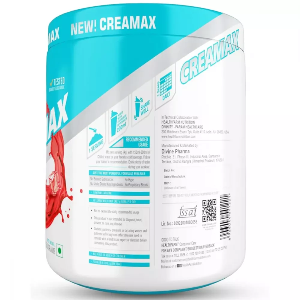 Healthfarm Creamax For Muscle Fruit Punch (250g)