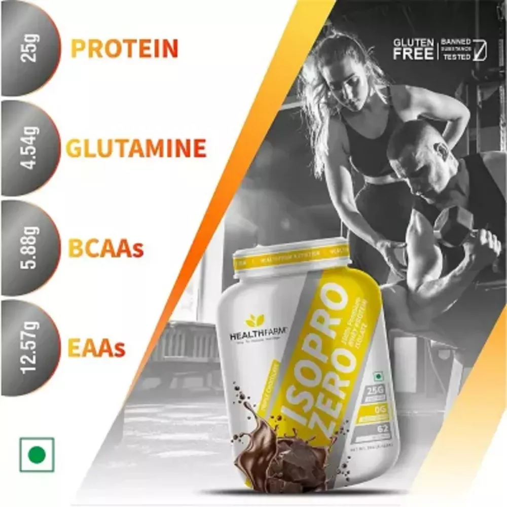 Healthfarm Isopro Zero Protein Powder Triple Chocolate (2kg)