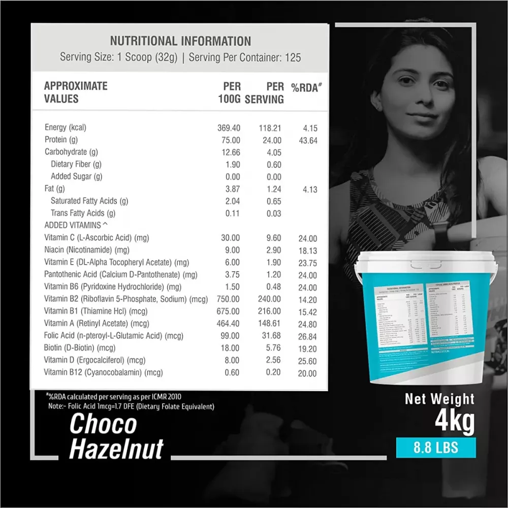 Healthfarm Signature Whey Powder Chocolate Hazelnut (4kg)