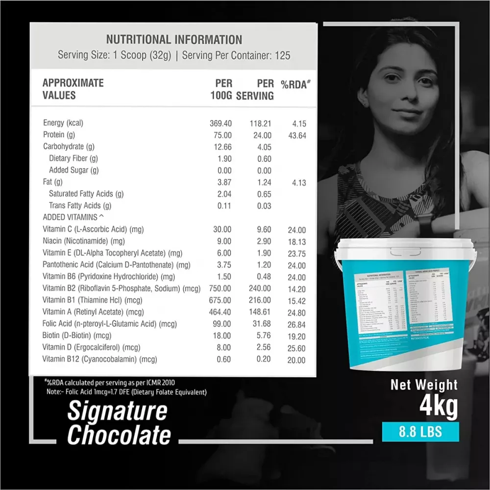 Healthfarm Signature Whey Powder Signature Chocolate (4kg)