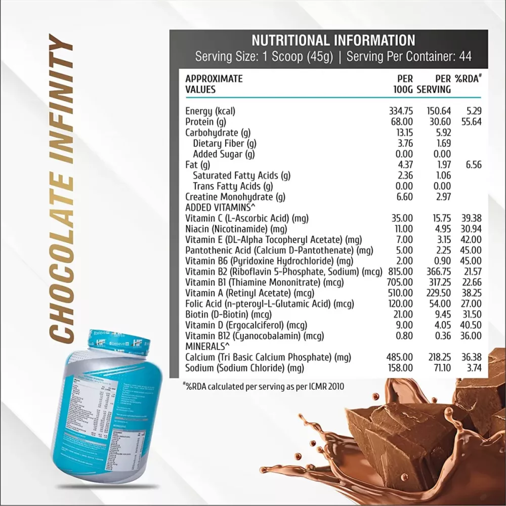 Healthfarm Nitro Fusion Whey Isolate Chocolate Infinity (2kg)