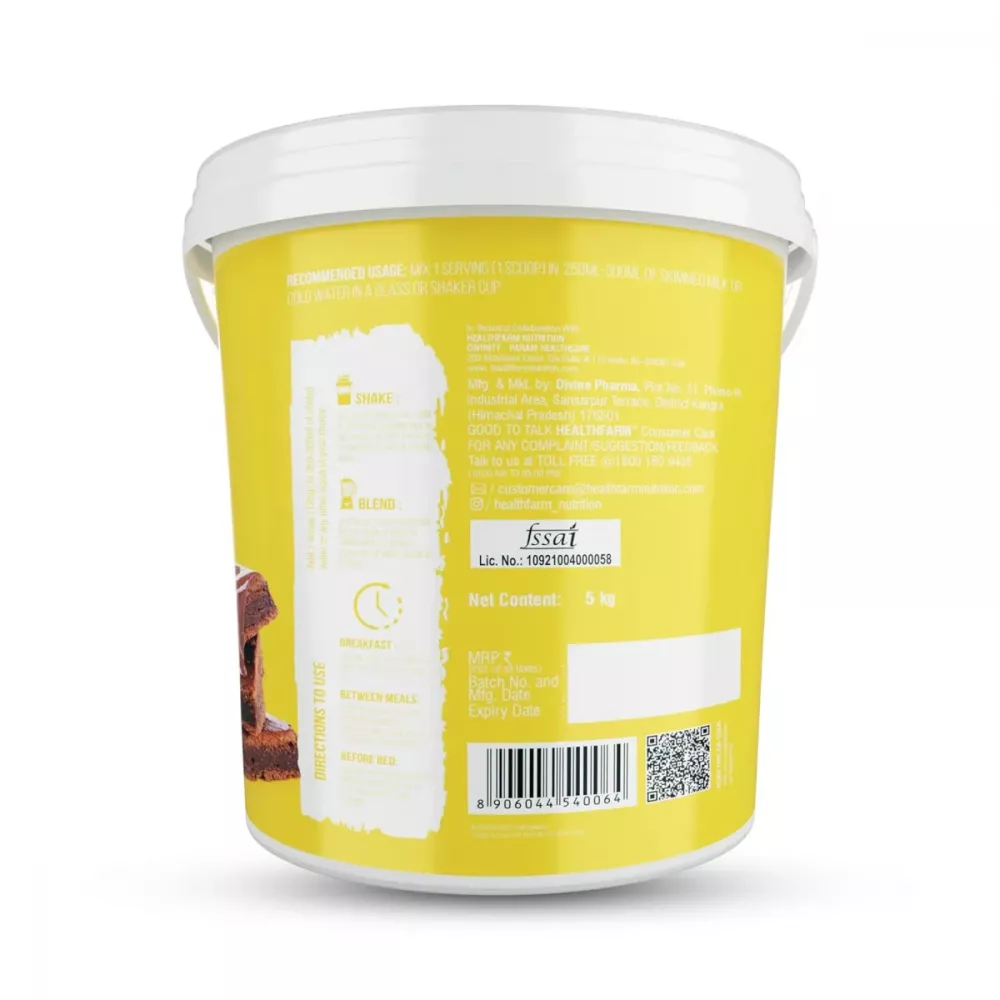 Healthfarm Hydro Gain Protein Powder Chocolate Gateau (5kg)
