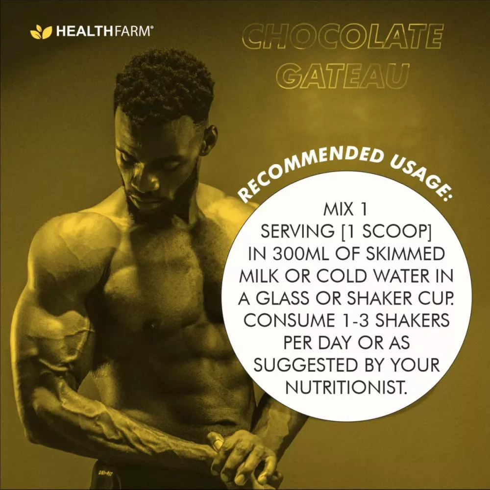 Healthfarm Hydro Gain Protein Powder Chocolate Gateau (5kg)