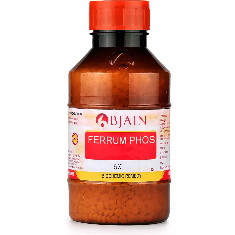 Buy B Jain Ferrum Phos Biochemic Tablets Online 30 Off!