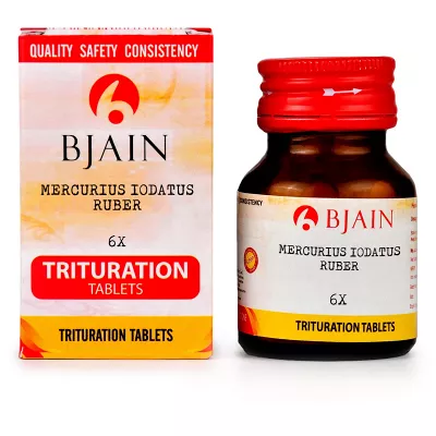 Buy B Jain Mercurius Iodatus Ruber Trituration Tablets Online 15 Off Healthmug Com