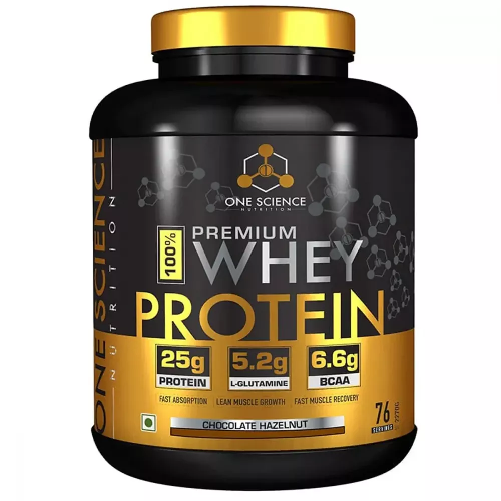 One Science 100% Premium Whey Protein Chocolate Hazelnut (5lb)