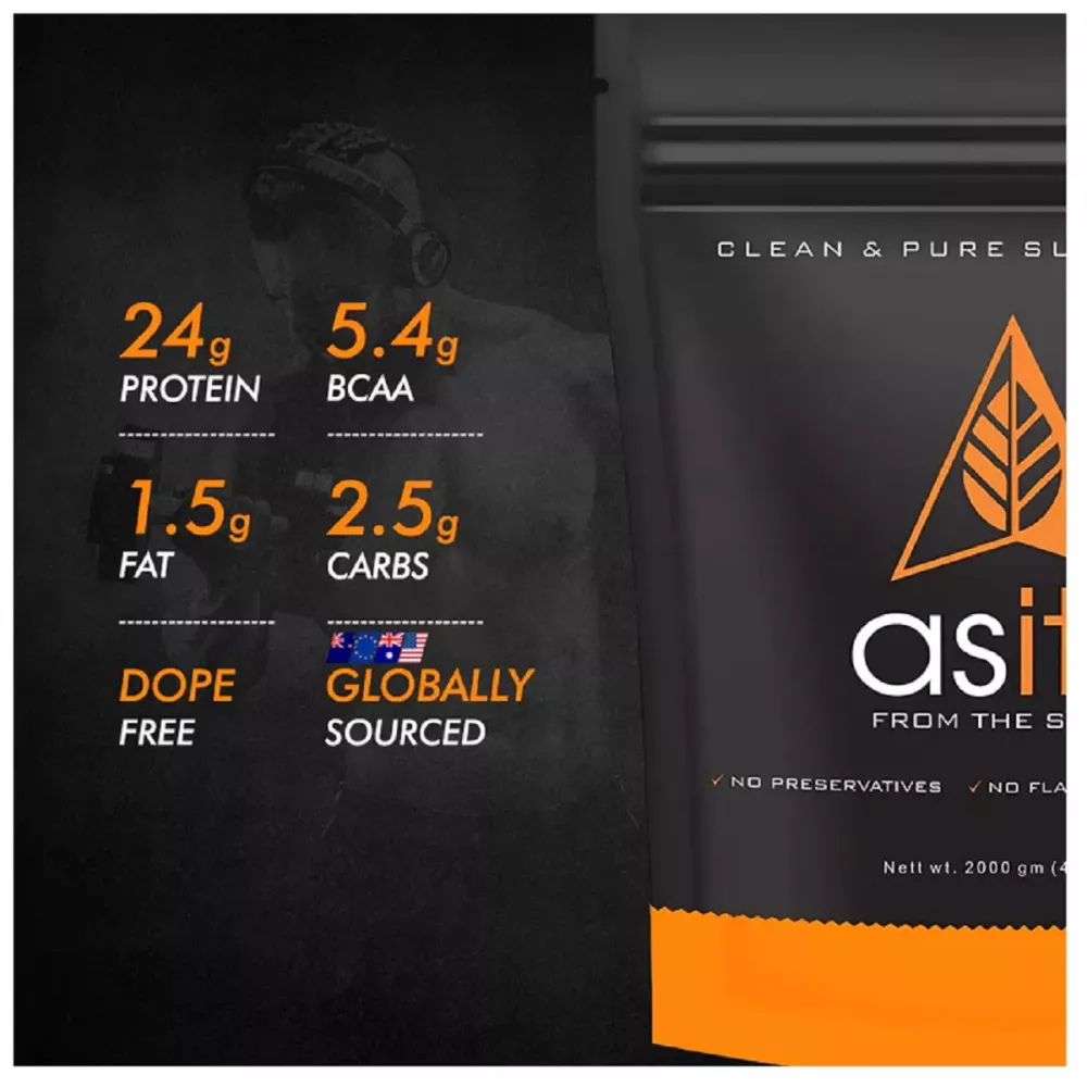 Asitis Whey Protein Unflavored (1kg)