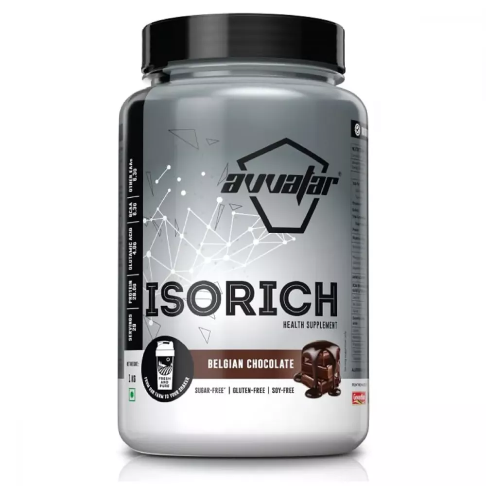 Avvatar Isorich Whey Protein Belgian Chocolate (1kg)