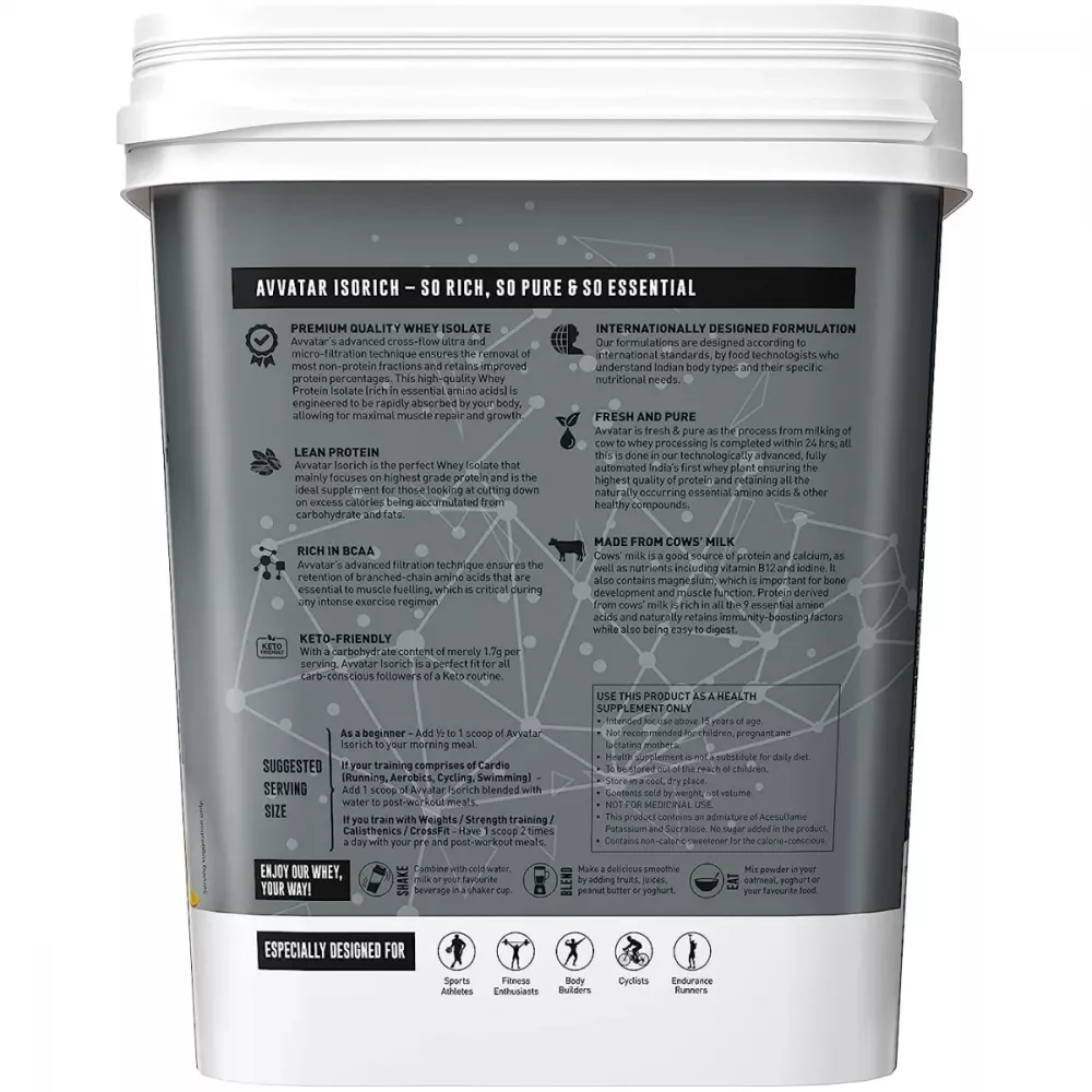 Avvatar Isorich Whey Protein Mango Rush (4kg)