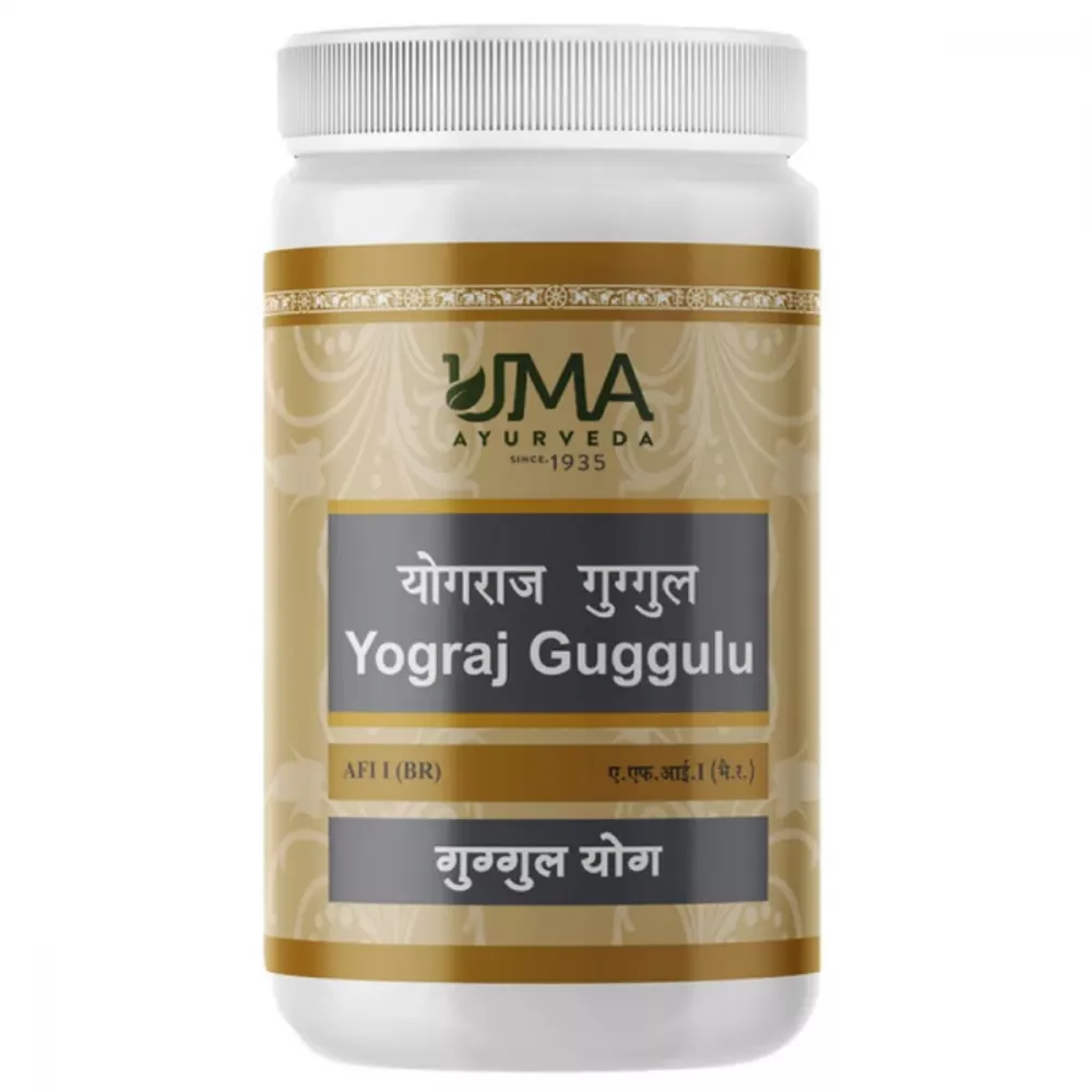 UMA Yogaraja Guggulu Aurvedic Bottle of 1000 QTY