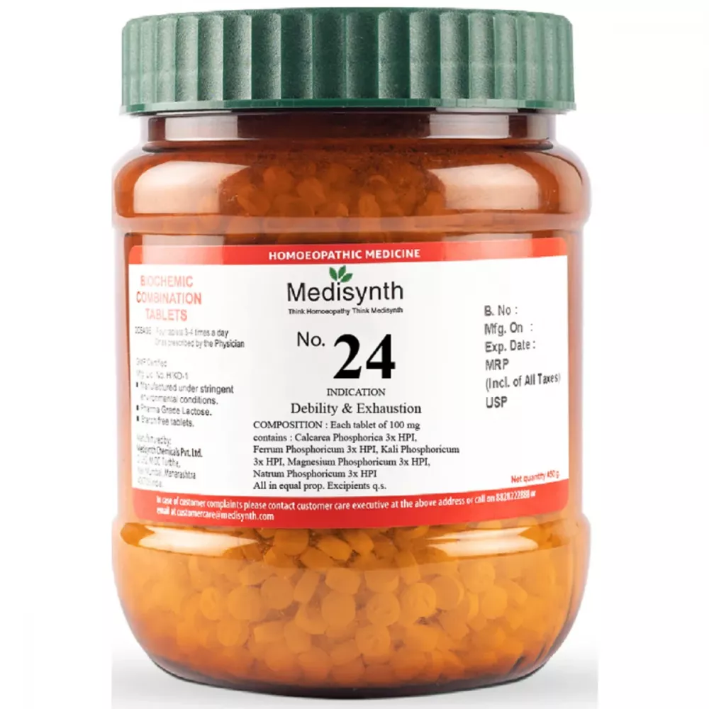 Buy Medisynth Biochemic Combination No24 Online 32 Off!