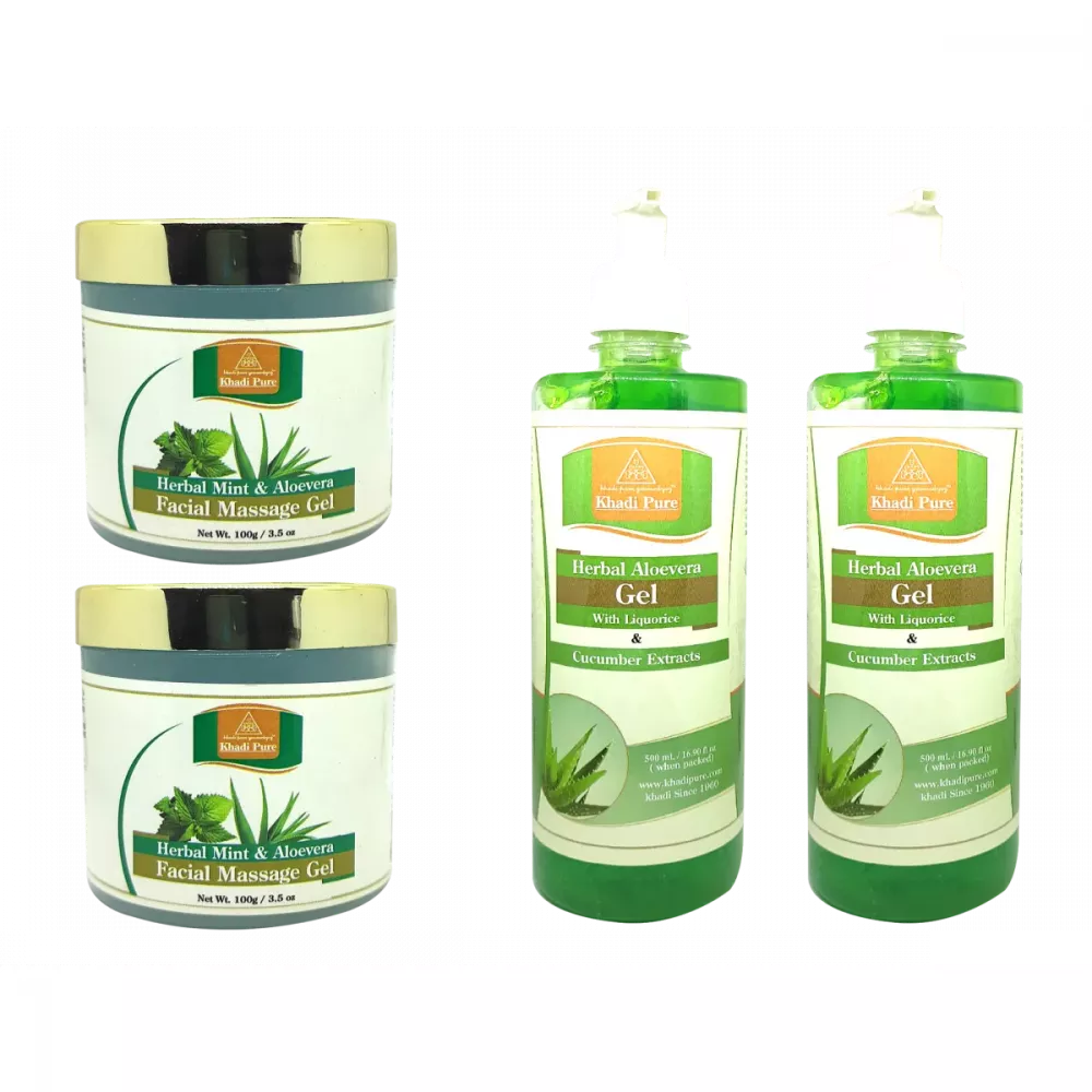 Khadi mint aloe vera on sale gel