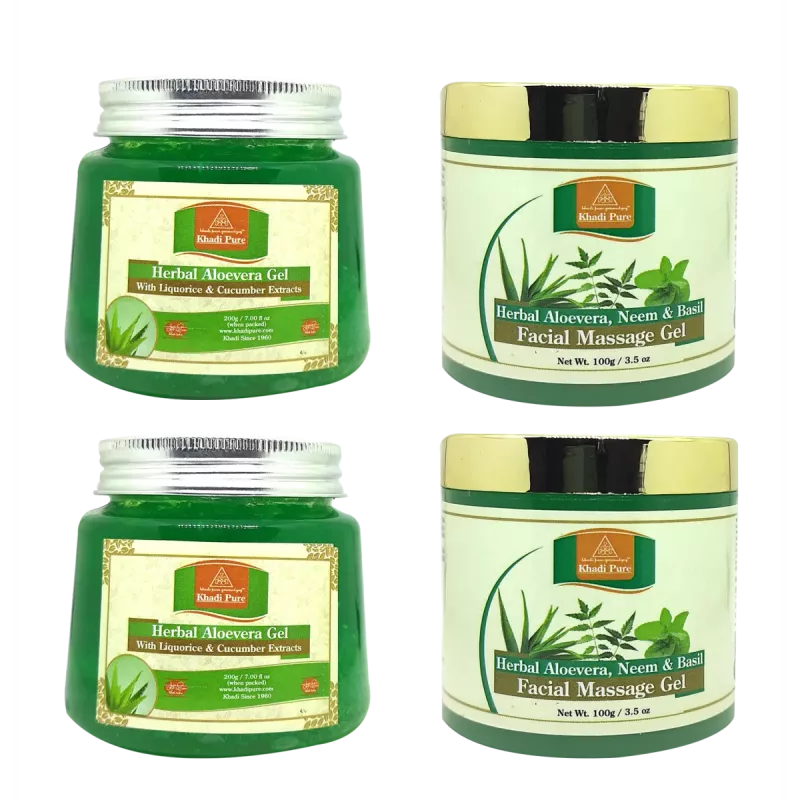 Buy Khadi Pure Herbal Aloevera Neem Basil Aloevera Gel Grn