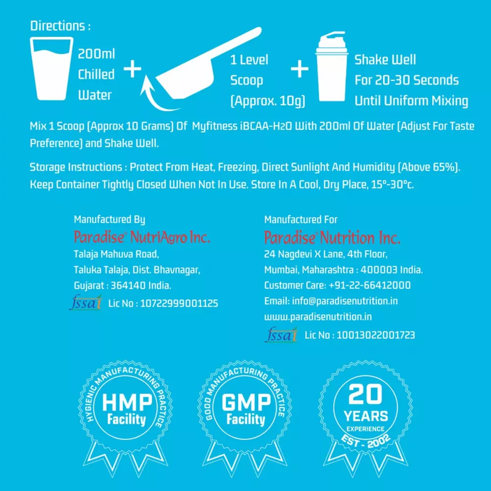 Myfitness Enrich Your Life iBCAA-H2O 30 Servings Icy Blackberry (300g)