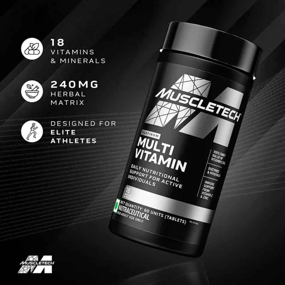 Muscletech Platinum Multivitamin Tablets (60tab)