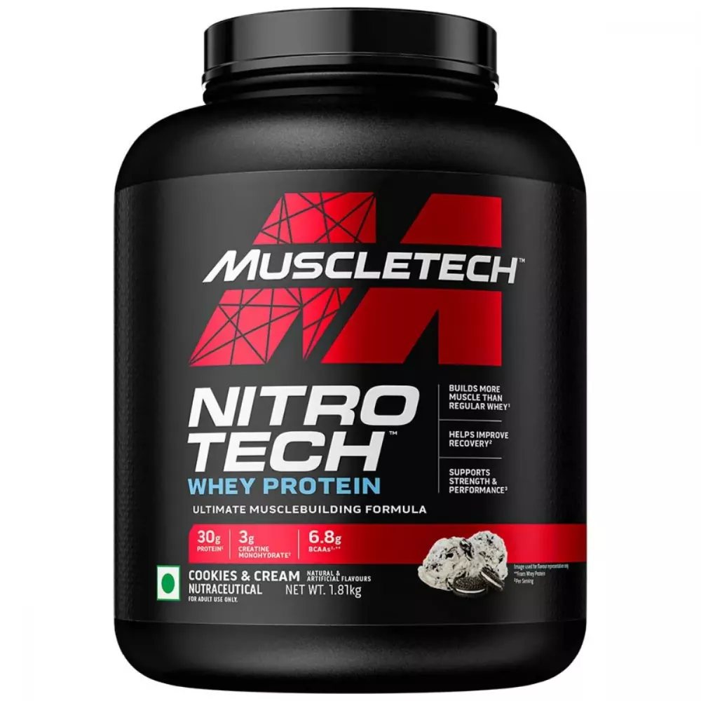 Muscletech Nitrotech Whey Protein Cookies & Cream (1.82kg)