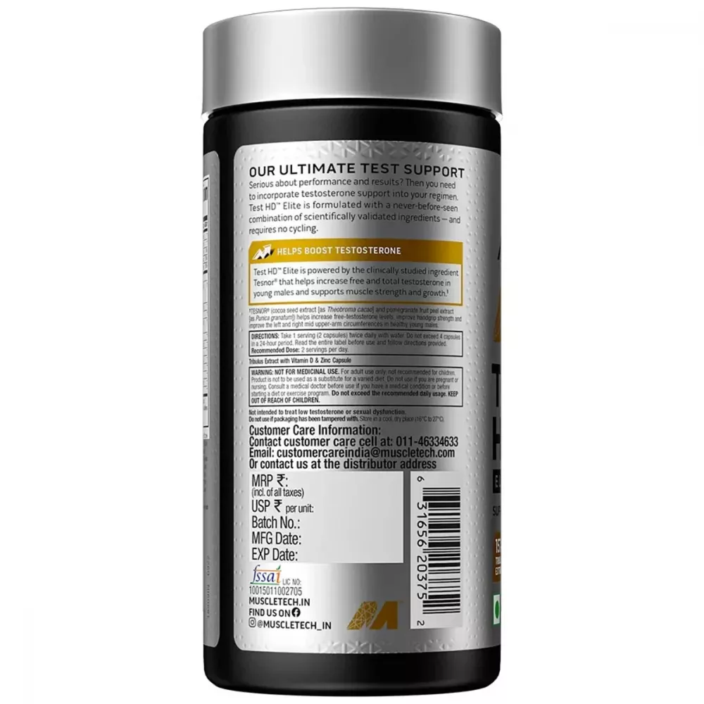Muscletech Test HD Elite (60cap)