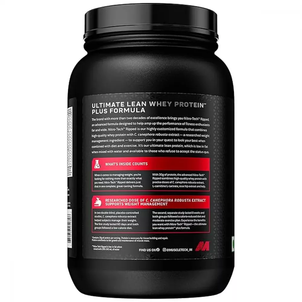 Muscletech Nitrotech Ripped French Vanilla (1kg)