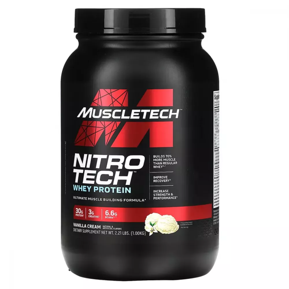 Muscletech Nitrotech Whey Protein Vanilla Cream (2lb)