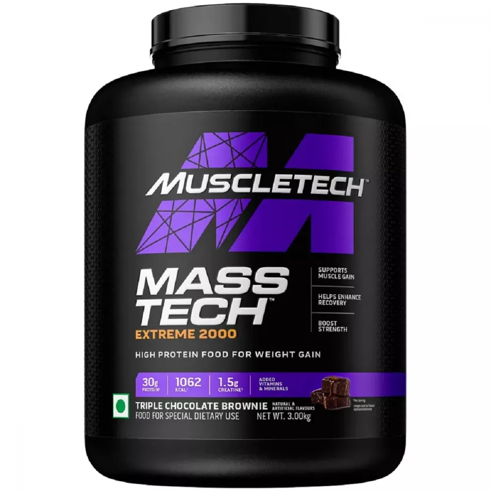 Muscletech Masstech Extreme 2000 Triple Chocolate Brownie (3kg)