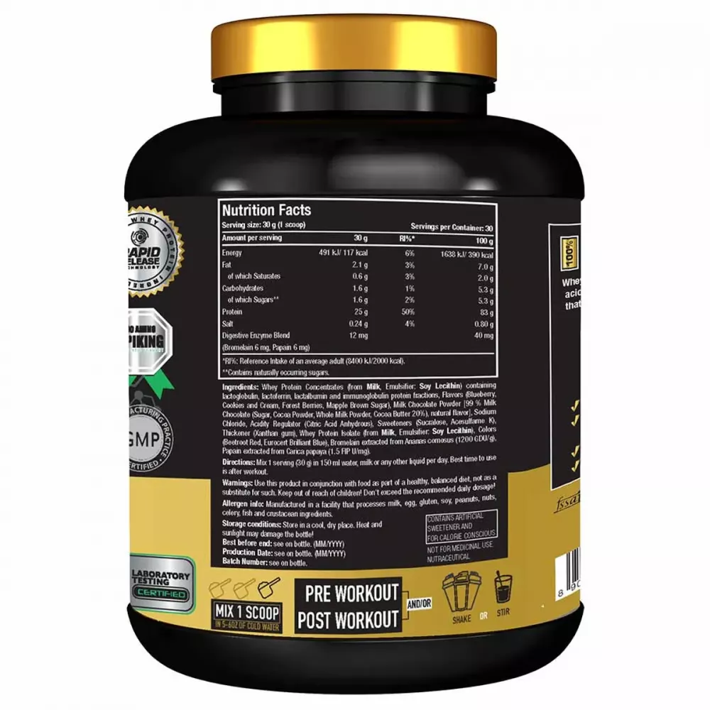 One Science 100% Premium Whey Protein Blueberry Muffin (2.27kg)