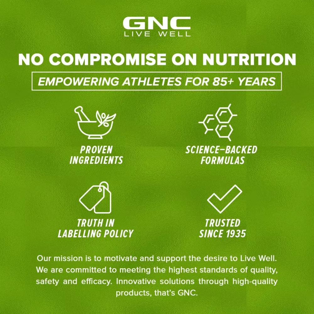 GNC AMP Gold Series BCAA Advanced Green Apple (400g)
