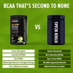 GNC AMP Gold Series BCAA Advanced Green Apple (400g)