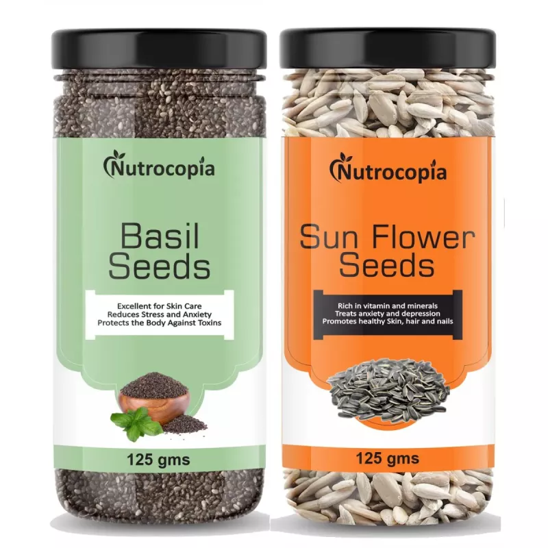 Buy Nutrocopia Basil Seeds And Sunflower Seeds Online 64 Off