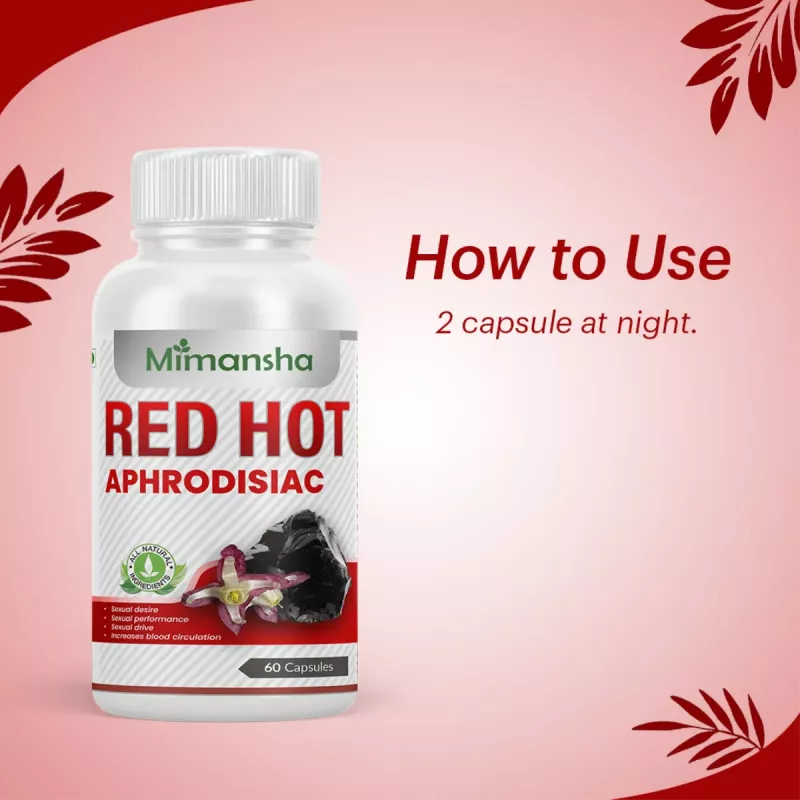 Mimansha Red Hot Aphrodisiac Capsule 60caps