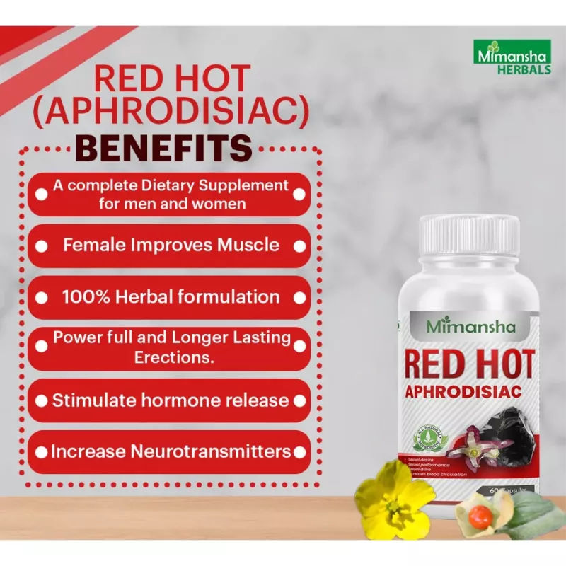 Mimansha Red Hot Aphrodisiac Capsule 60caps