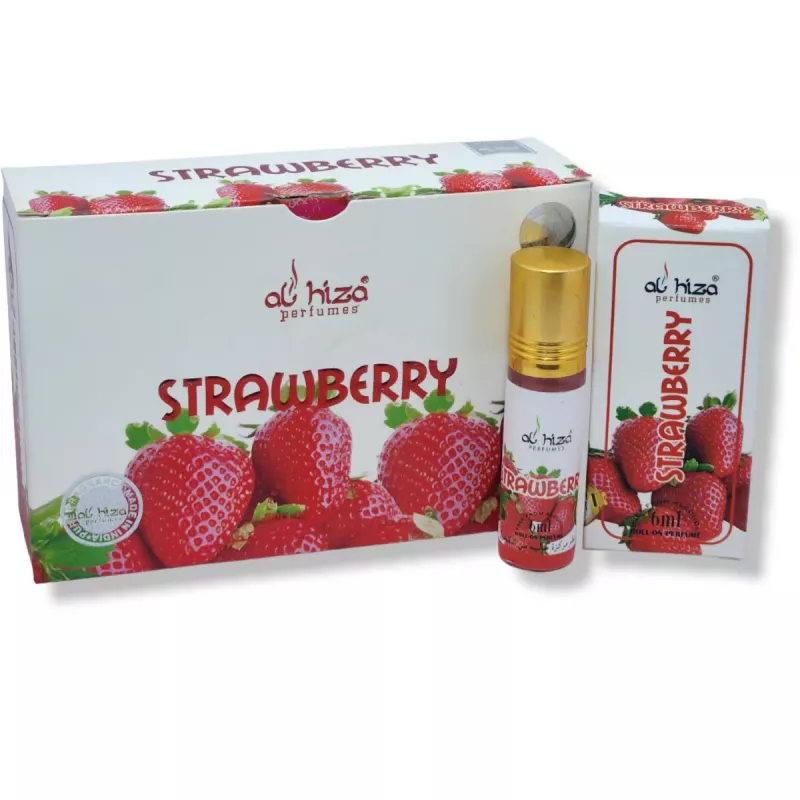 Buy Al Hiza Strawberry Roll on Perfume Free From Alcohol Online