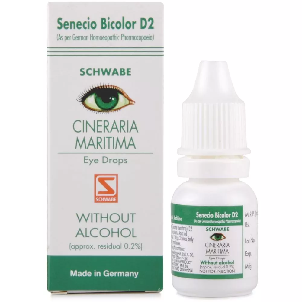 Buy Willmar Schwabe Germany Cineraria Maritima Eye Drops (Without