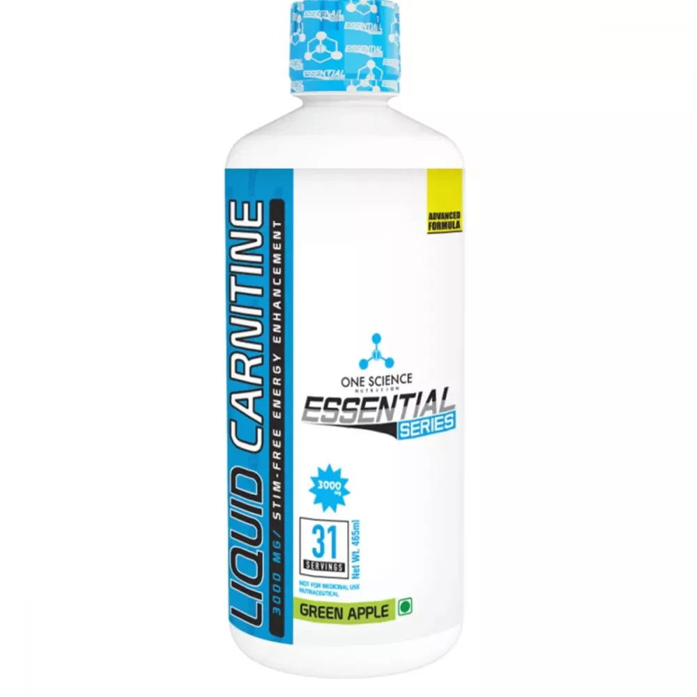 One Science Essential Series Liquid Carnitine 3000mg Green Apple (465ml)