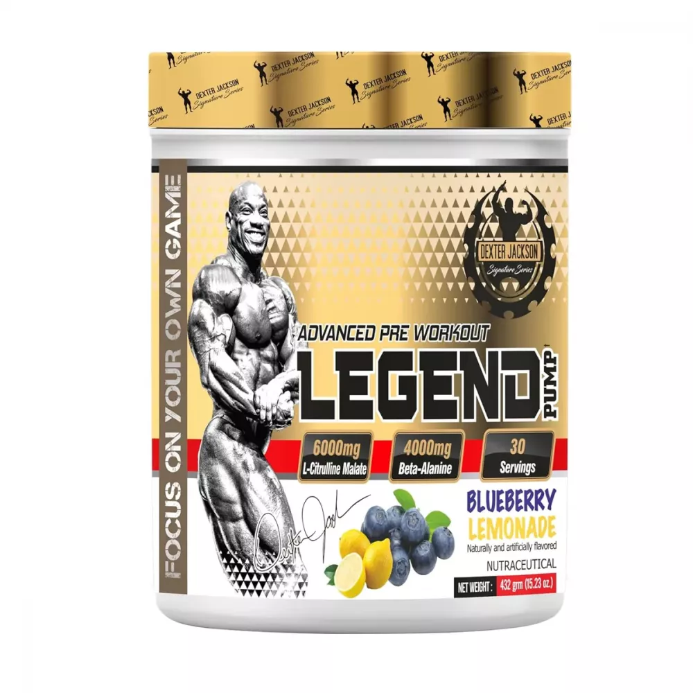 Dexter Jackson Legend Pump Advanced Pre workout Blueberry Lemonade (432g)