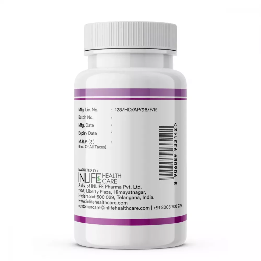Inlife Vitamin B12 Mecobalamin  1500Mcg (60tab)
