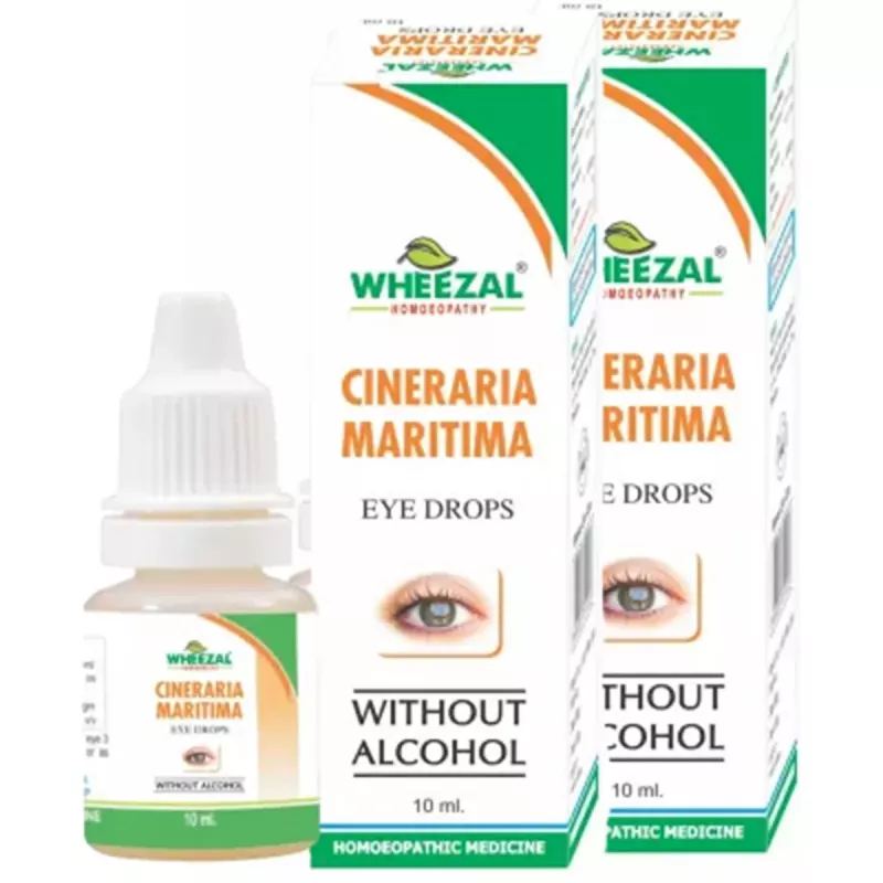 WheezalCinerariaMaritimaEyeDrops(AlcoholFree)(10ml,Packof2)