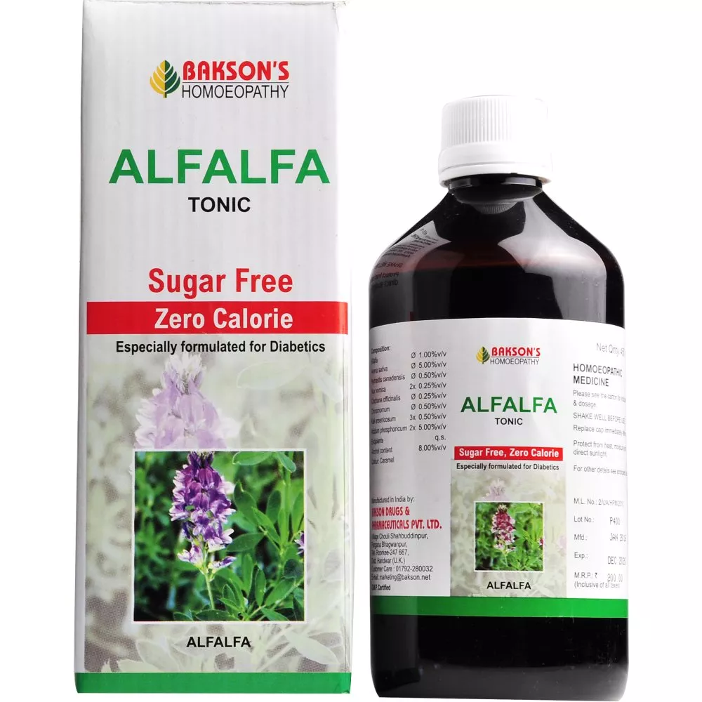 Buy Bakson Alfalfa Tonic Sugar Free Online 6 Off Healthmug Com