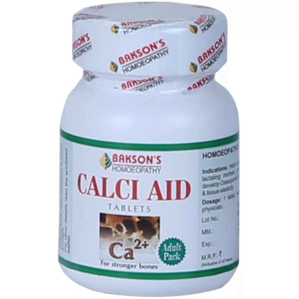 Buy Bakson Calci Aid Tablets Online 10 Off!