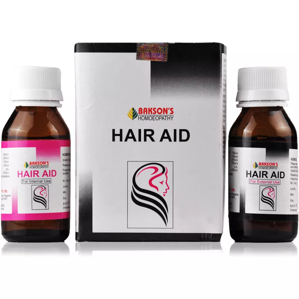 Buy Bakson Hair Aid Drops (Twin Pack) Online - 32% Off! 