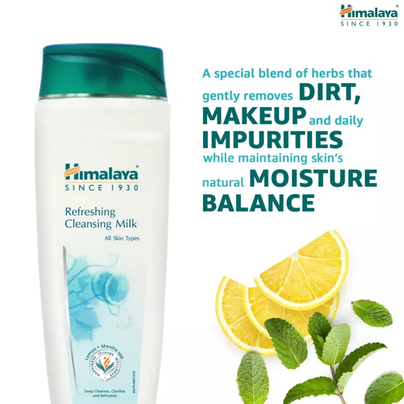 Buy Himalaya Refreshing Cleansing Milk Online - 10% Off! | Healthmug