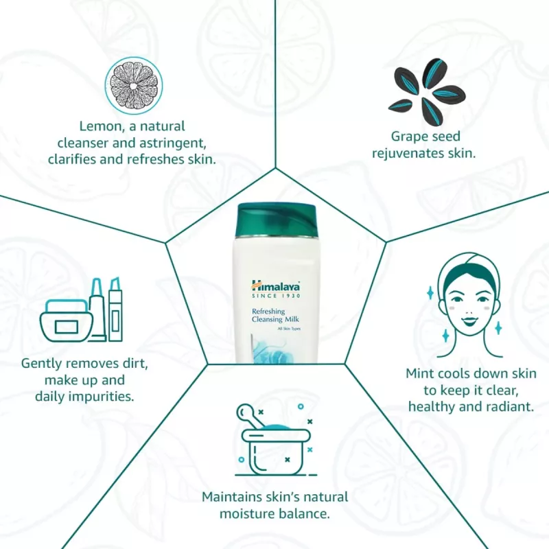 Buy Himalaya Refreshing Cleansing Milk Online - 10% Off! | Healthmug