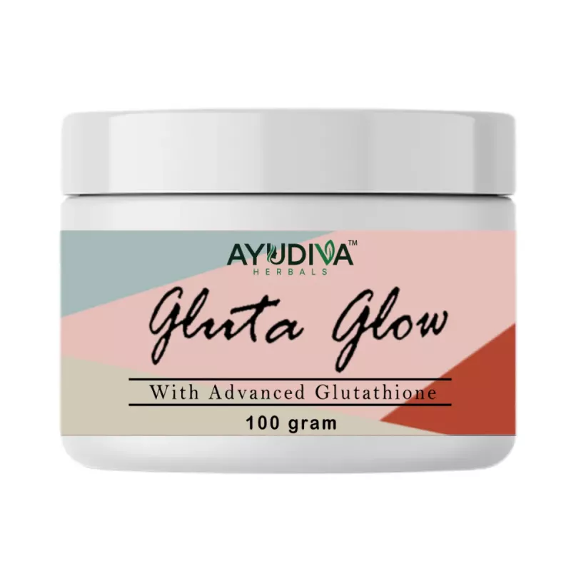 Ayudiva Herbals Gluta Glow Skin Whitening Cream (100g)