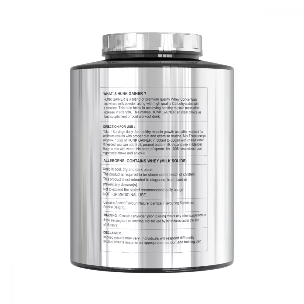 Divine Nutrition Hunk Gainer Mango (3kg)