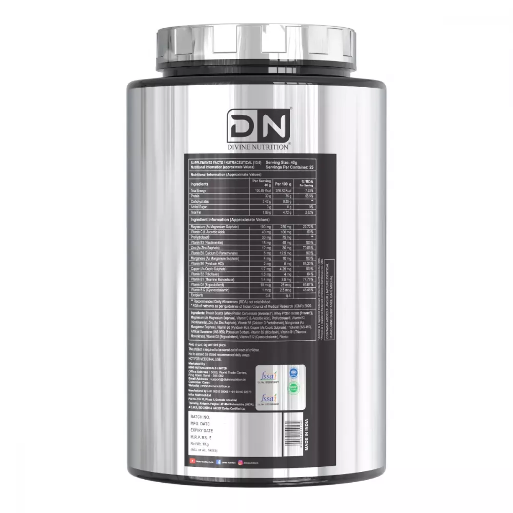 Divine Nutrition Life Whey Cafe Mocha (1kg)